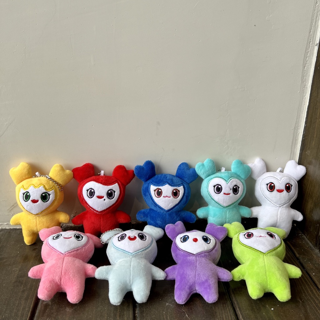 Mặt móc khóa thú nhồi bông nhân vật hoạt hình Superstar Twice Momo 3.9'' đáng yêu