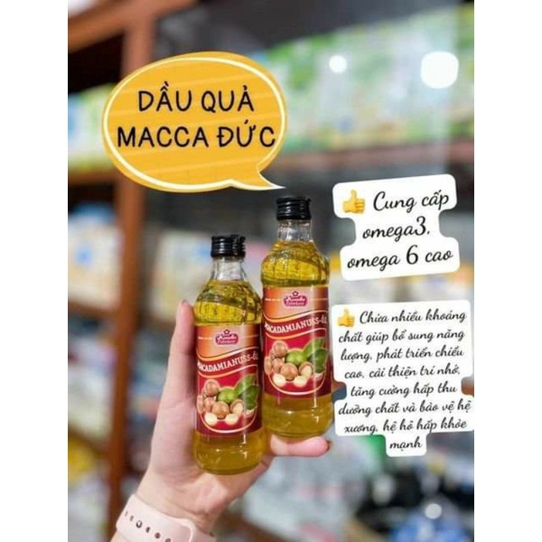 [Sale lỗ] Dầu macca Đức Kunella cho bé ăn dặm 100ml