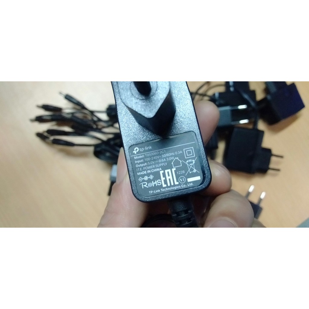 NGUỒN TPLINK 5V-0.6A Chân Kim, Mới 100% Chính Hãng - Adapter TPLINK 5V-0.6A