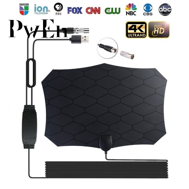 Anten kỹ thuật số Tv 25DB HDTV phạm vị 120 dặm DVB-T2 Grid chất lượng cao