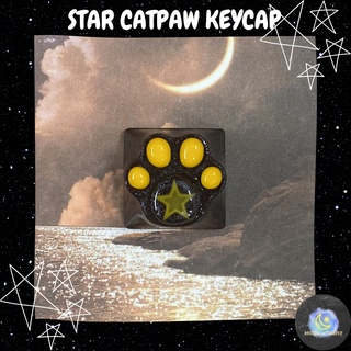 ⭐ Keycap lẻ chân mèo đen sao vàng ⭐