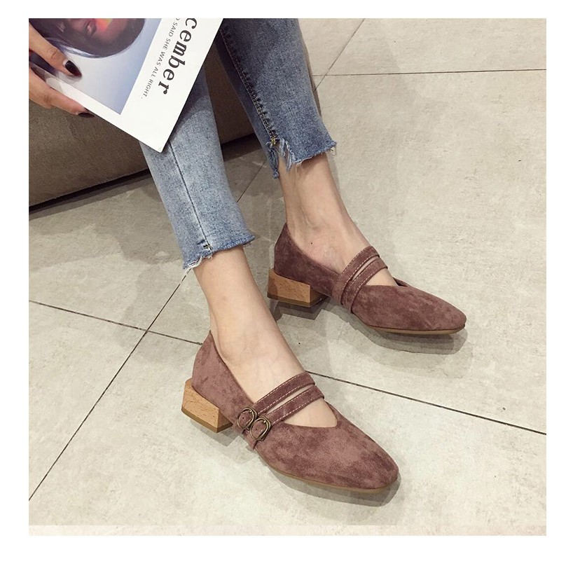 Giày búp bê cài quai 🔥 Hàng Cao Cấp 🔥 Cực đẹp. Gót 3cm | BigBuy360 - bigbuy360.vn