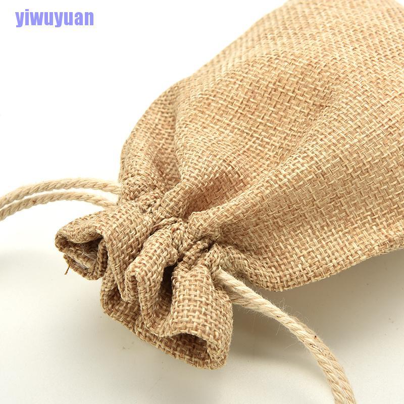 Túi Dây Rút Vải Canvas Mini Xinh Xắn Cho Đám Cưới