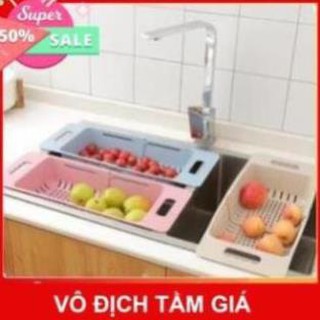 Khay, Rổ gác bồn rửa bát thông minh gấp gọn, có thể điều chỉnh kích thước gài bồn rửa chén siêu tiện dụn