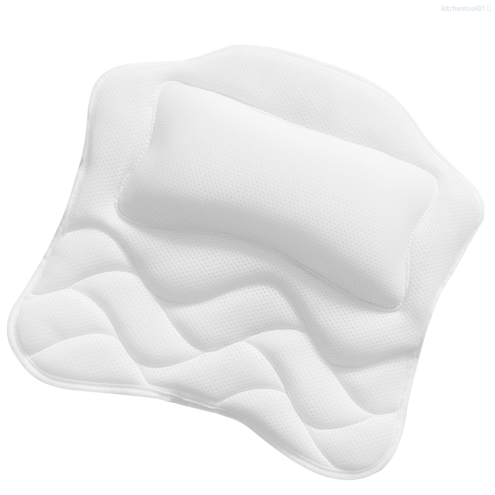 Gối kê đầu và cổ bồn tắm dạng lưới 5D thoáng khí dành cho phòng tắm spa | BigBuy360 - bigbuy360.vn