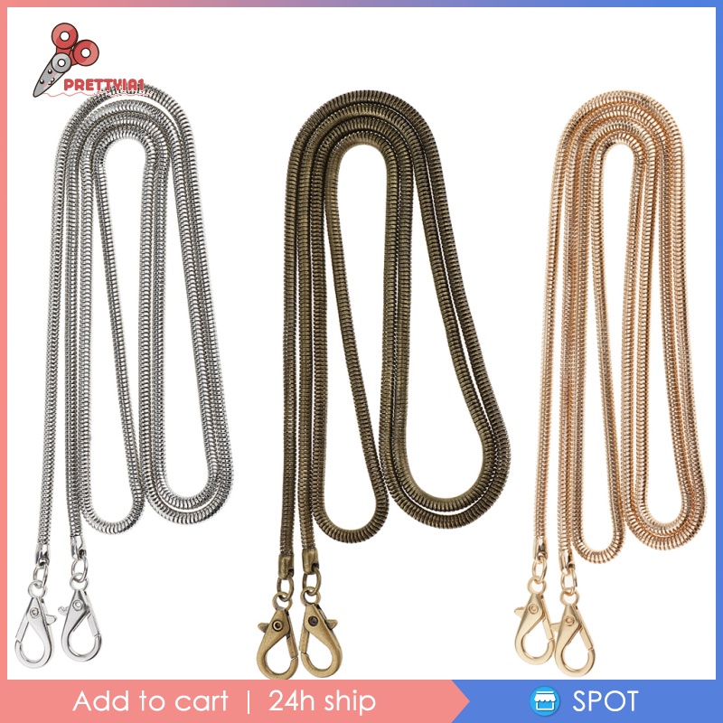 [Prettyia1] Dây Xích Mảnh Thay Thế Cho Túi Xách Đeo Chéo