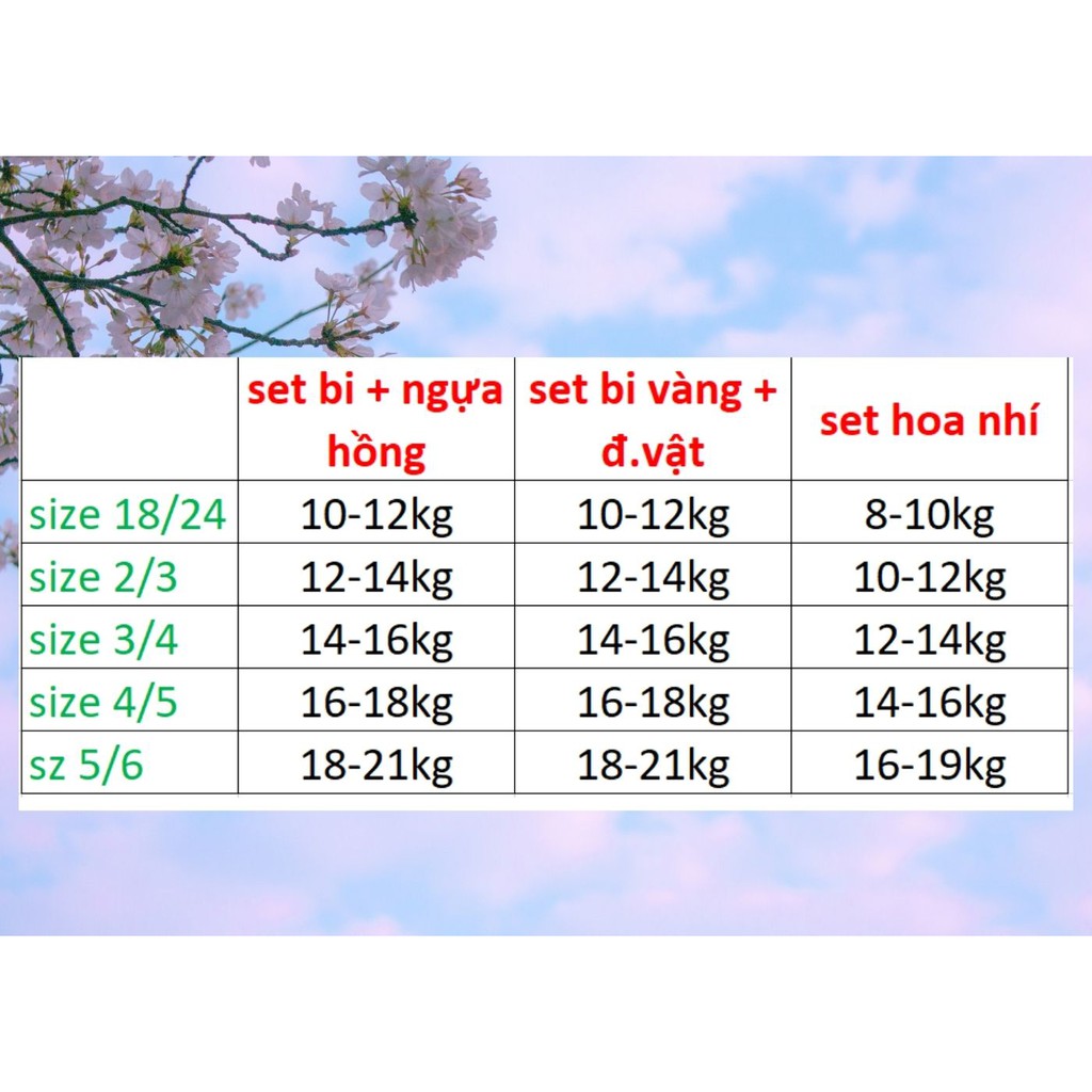 [8-21kg] Set 2 váy dây dáng suông HM cực đẹp