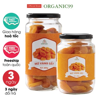MƠ VÀNG SẤY DẺO không đường ORGANIC hữu cơ an toàn