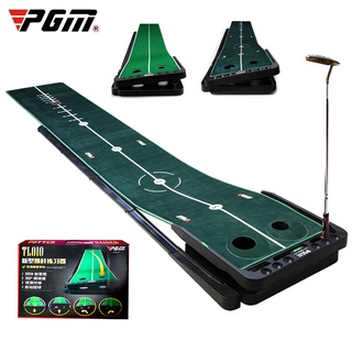 Thảm tập putting golf TL010 - Thảm cấu tạo: Lớp thảm cỏ nhân tạo với đế cao su Eva và Khung nhựa đen