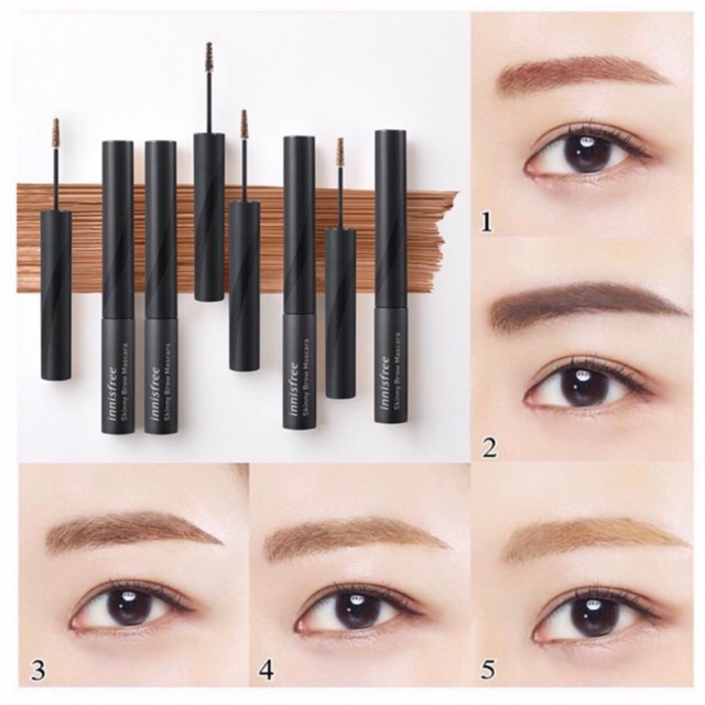 Chải mày Mascara chân mày innisfree Skinny Brow Mascara