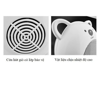 Máy sưởi mini hình con gấu
