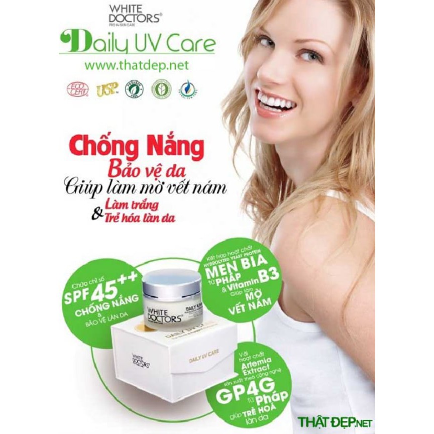 Kem Chống Nắng Xóa Hết Nám Hiệu Quả White Doctor DAILY UV CARE