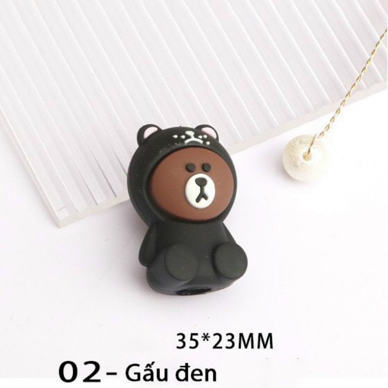 Bọc đầu kìm hình thú cute - bọc đầu kìm silicon chuyên dụng ngành nail