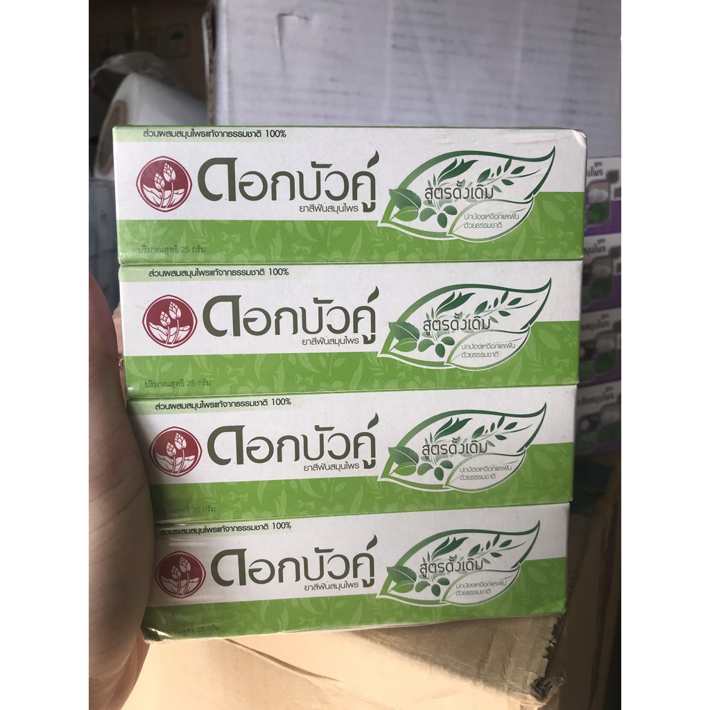Kem đánh răng Thái Lan 25g dok bua ku