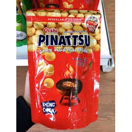 Snack nhân đậu phộng vị mực cay Pinatsu gói 95g