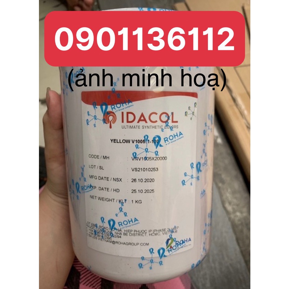 Bột màu thực phẩm vàng trứng , vàng nghệ (YELLOW)- Bột màu thực phẩm Ấn độ idacol color