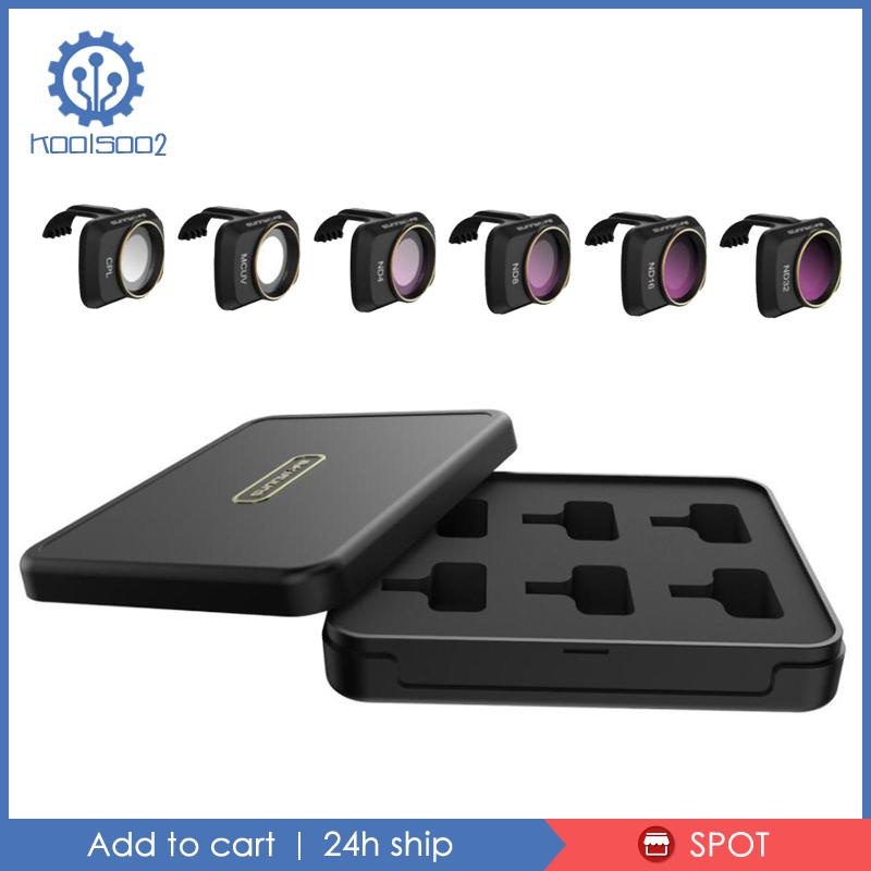 Bộ 6 Kính Lọc MCUV CPL ND Cho Camera DJI Mavic Mini / Mini 2