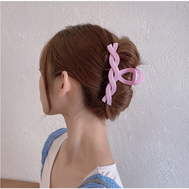 Kẹp tóc cỡ lớn bằng nhựa acrylic xinh xắn dành cho nữ