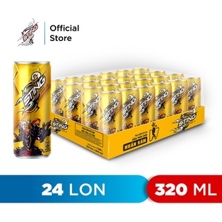 Thùng 24 Lon Nước Tăng Lực Sting Vàng (320ml/lon)