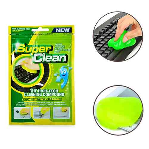 Gel Vệ Sinh Làm Sạch Bàn Phím Đa Năng Super Clean ( Màu ngẫu nhiên) - Hàng Chính Hãng