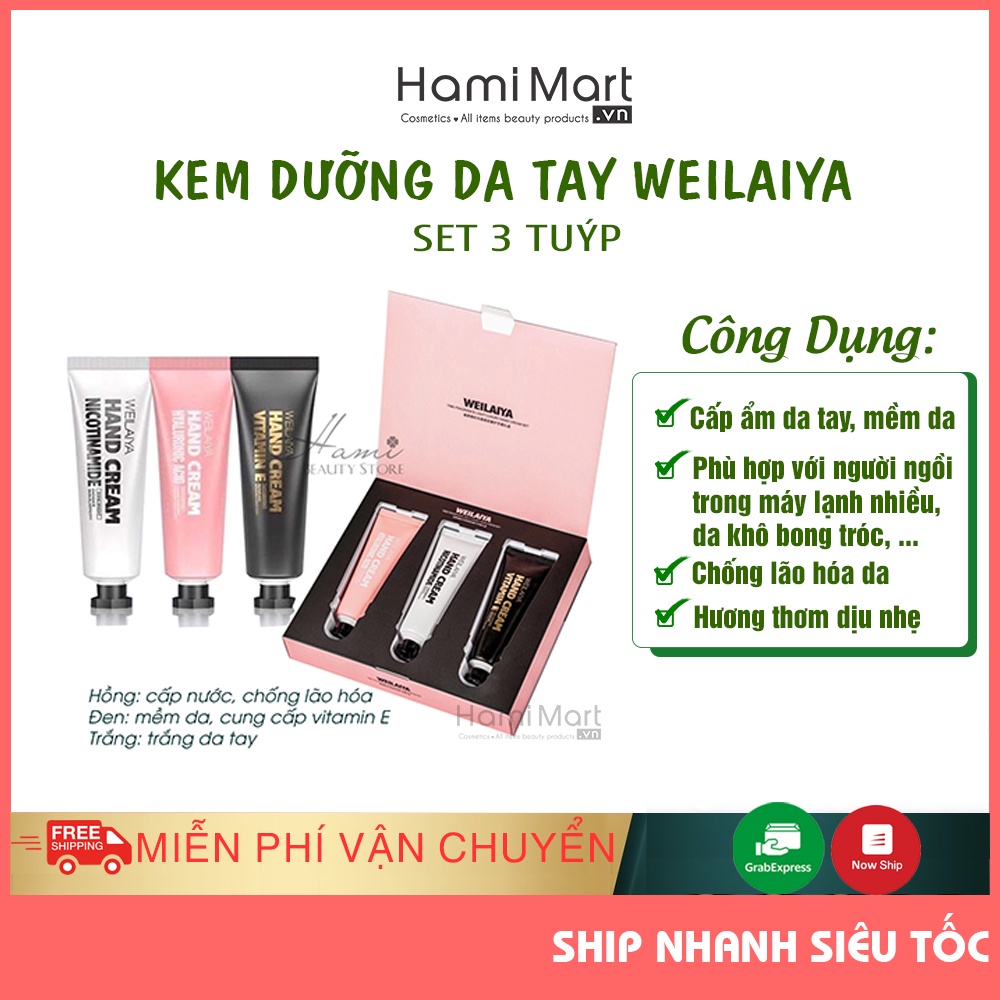 Kem Dưỡng Da Tay Cao Cấp Weilaiya Mềm Da Tay