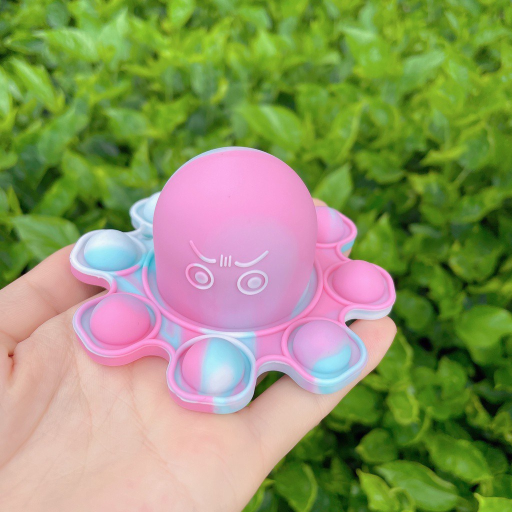 Đồ chơi bóng nhấn giảm căng thẳng hình bạch tuộc dễ thương cho bé