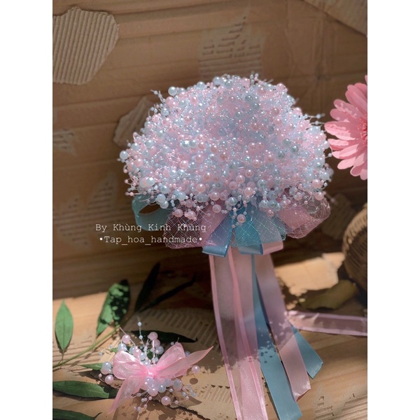 Hoa cưới - Nguyên liệu làm hoa cưới - Hoa cô dâu - Thành phẩm hoa cầm tay