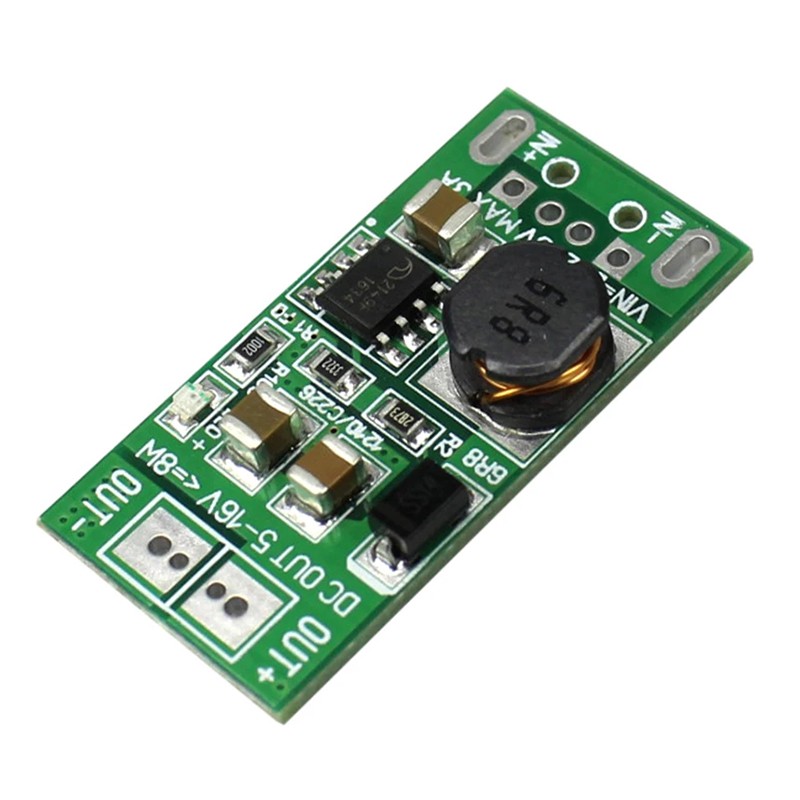 Bo mạch khuếch đại điện áp DC-DC 1V 2V-6V/5V thành 12V USB 8W