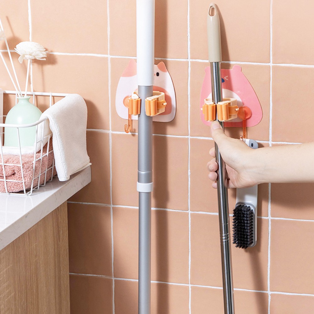 Móc Dán Tường Treo Cây Lau Nhà Tiện Lợi