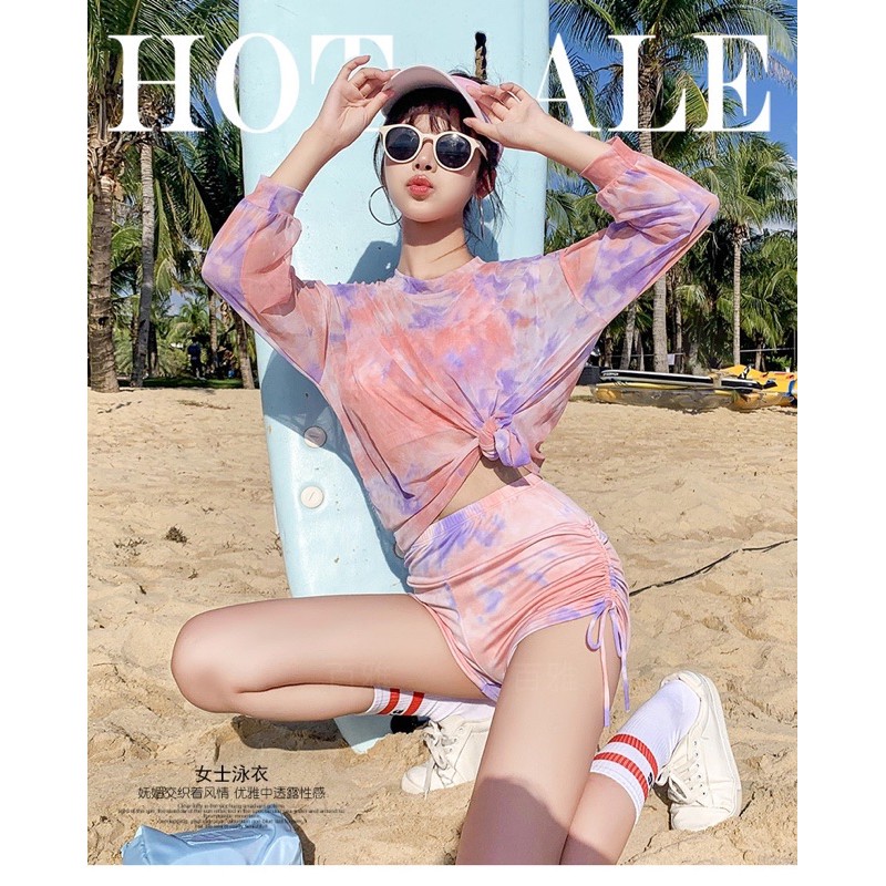 Set đồ bơi màu loang | BigBuy360 - bigbuy360.vn