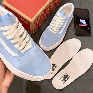 Giầy vans xanh nhạt 1:1 ( full box + free ship )