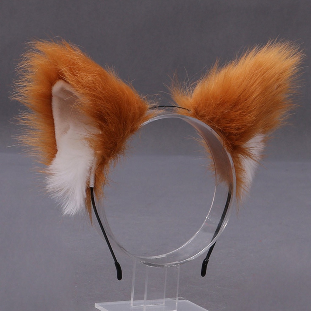 Băng Đô Tai Mèo Lông Xù Tinh Tế Dùng Hóa Trang Tiệc Tùng