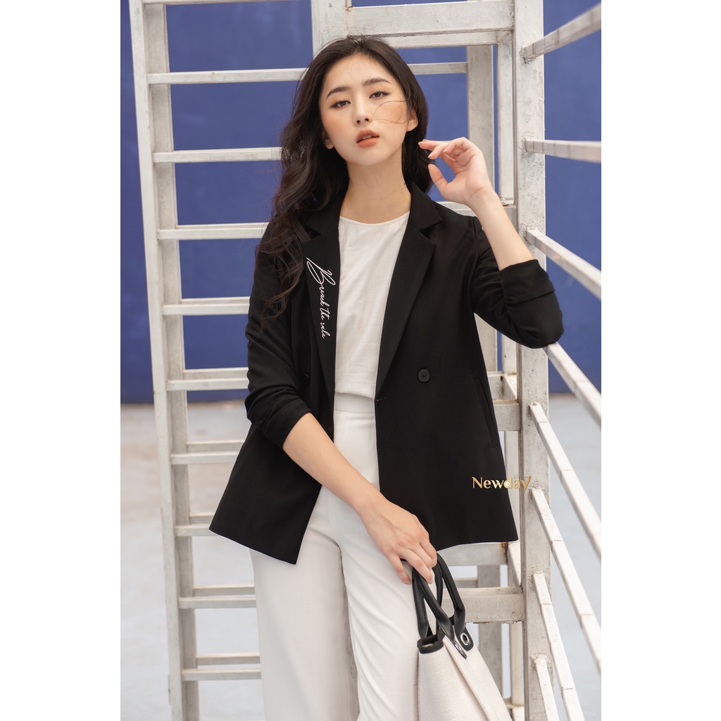 NEW DAY_Áo blazer thêu ve cổ | BigBuy360 - bigbuy360.vn