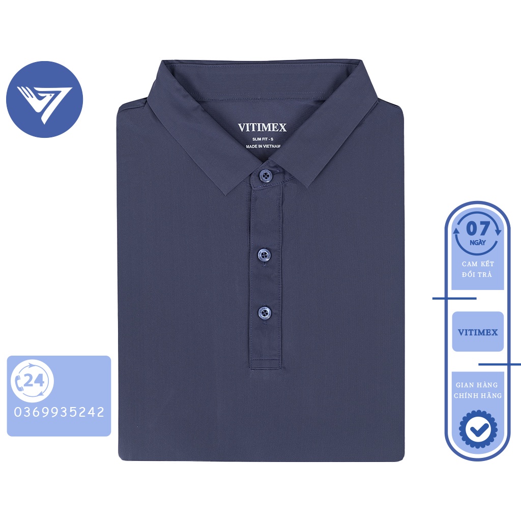 Áo polo Vitimex chất thun lạnh thoáng khí co giãn tốt -ATT2013 New
