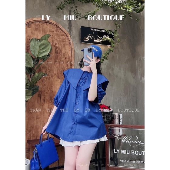 Áo sơ mi  bánh bèo tiểu thư