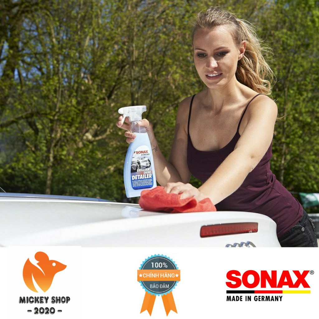 [CAO CẤP] Dung dịch đánh bóng sơn khô Sonax Xtreme Brilliant Shine Detailer 287400