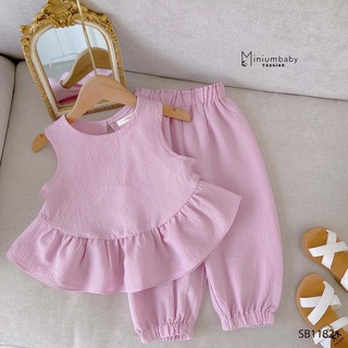 Bộ pelum xốp bé gái
