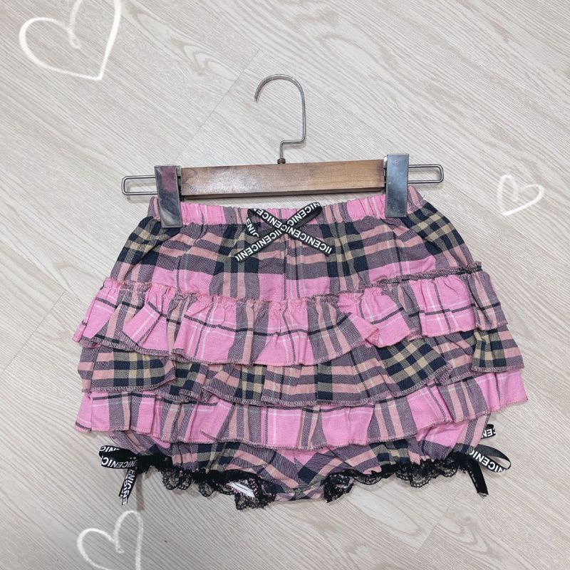 Quần shorts Caro tầng Đính Nơ Siêu Sexy