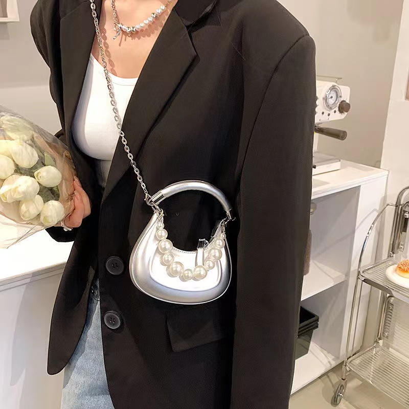 Túi Đeo Chéo Một Bên Vai Có 12 Màu Bán Nguyệt Thời Trang Mùa Xuân 2022