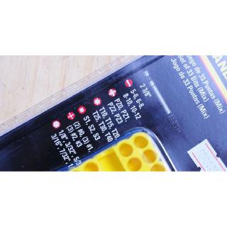 33 chi tiết Bộ đầu vít Stanley 68-072