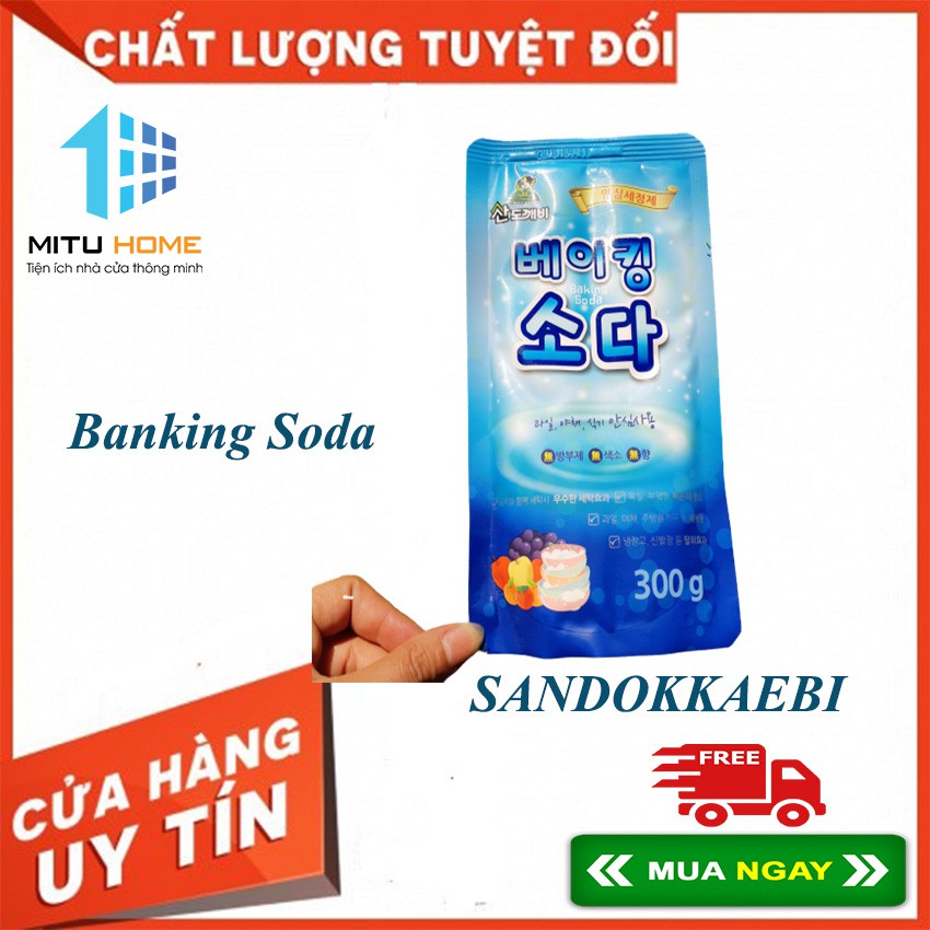 Banking Soda SANDOKKAEBI Hàn Quốc - Túi 300g - MITUHOME