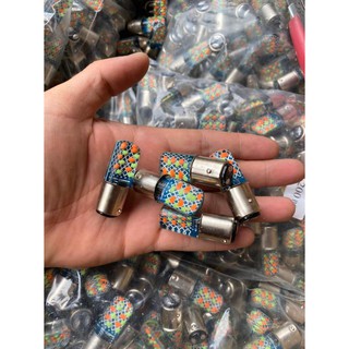Đèn nháy Hậu nhiều màu Màu 2 Chế Độ Demi và Stop, nháy hậu v2