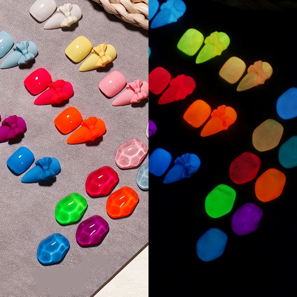 [Hàng mới về] Gel sơn móng tay phản quang màu sắc sành điệu tùy chọn DIY