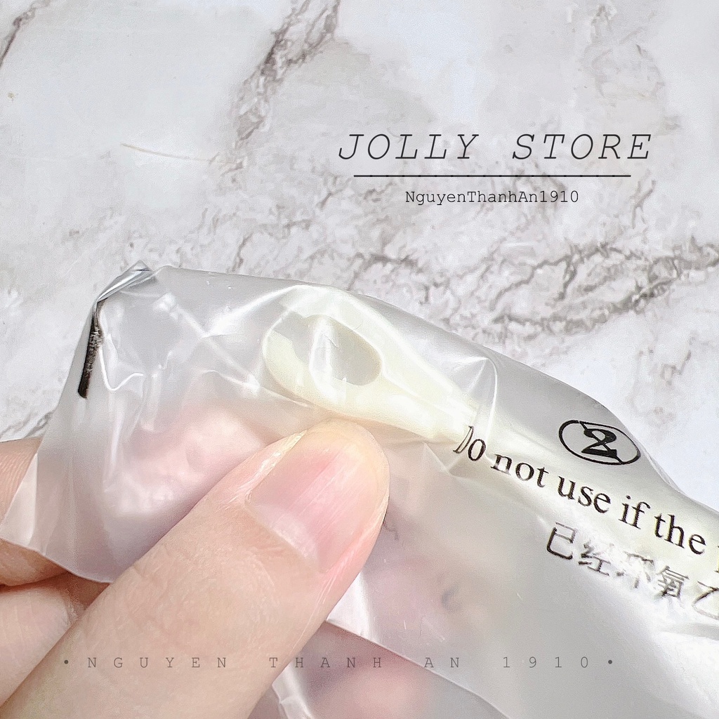 Kẹp dụng cụ hỗ trợ xỏ khuyên bằng nhựa JOLLY dạng đầu tròn hở có thể xỏ môi mũi rốn,...