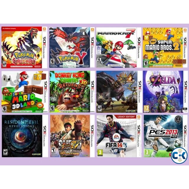 Máy Game Nintendo 3DS (Kho 5000 Game 3DS/NDS/GBA/GBC/NES/SNES) Đầy Đủ Phụ Kiện