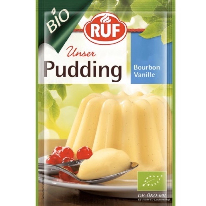 Bột Pudding hữu cơ vani RUF