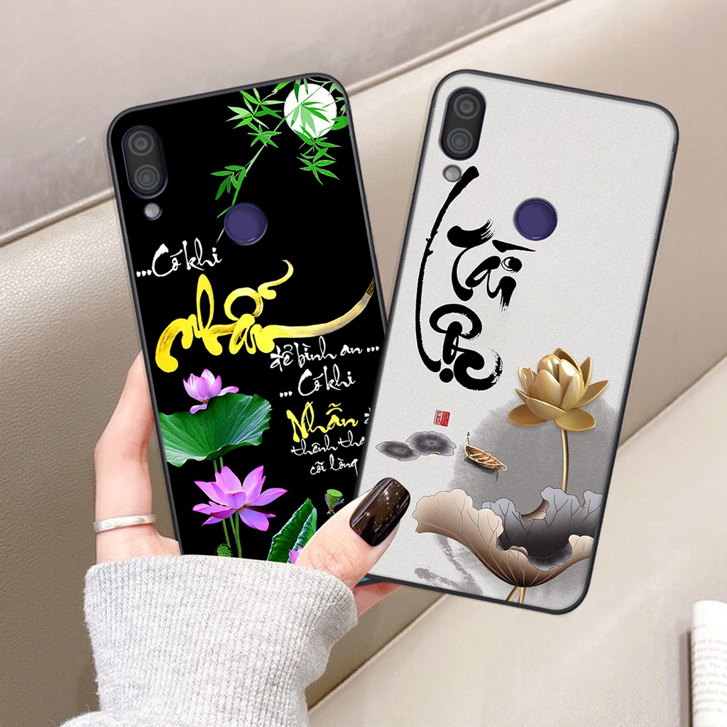 Ốp lưng Xiaomi REDMI 7 / REDMI NOTE 7 in hình chữ tài chữ lộc, Cha Mẹ, bình an SIÊU ĐẸP