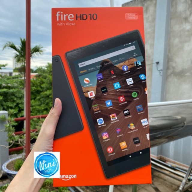 KINDLE FIRE HD 10 đời 9th chip 8 nhân tặng kèm ốp lưng ❤️ | BigBuy360 - bigbuy360.vn