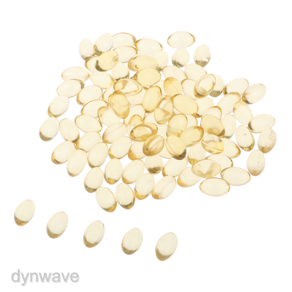 [Hàng mới về] Bộ 100 gel vitamin E chống oxy hóa dưỡng ẩm cho da mặt và tóc