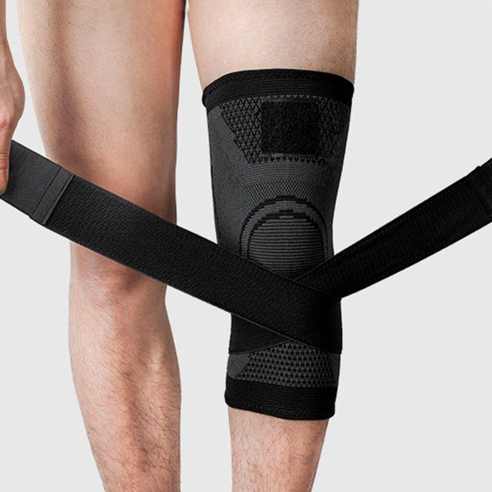 Đai Quấn Bảo Vệ Đầu Gối Co Giãn Hỗ Trợ Chơi Thể Thao Bóng Rổ Chuyên Dụng Cho Nam